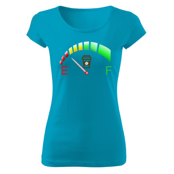 Tričko s potiskem Kafemetr barevný